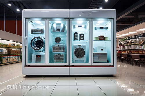 現代家電售賣商場 引領智能生活，一站式家用電器銷售新體驗